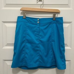 TAIL Womens Sz 6 Skort Skirt Blue Aqua Golf Tennis Pickleball Stretch Athletic